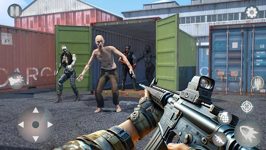 Intense zombie combat in Undead Broadcast